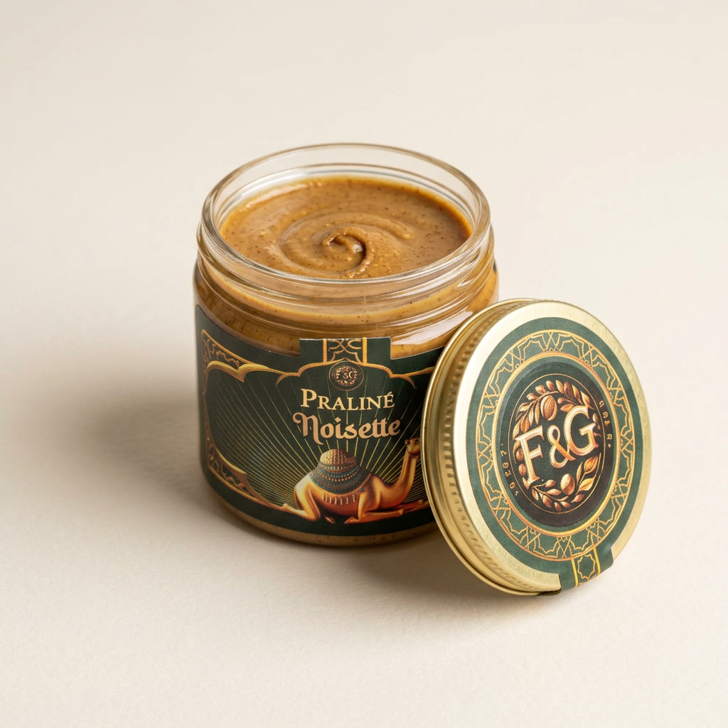 Pot ouvert de praliné Noisette